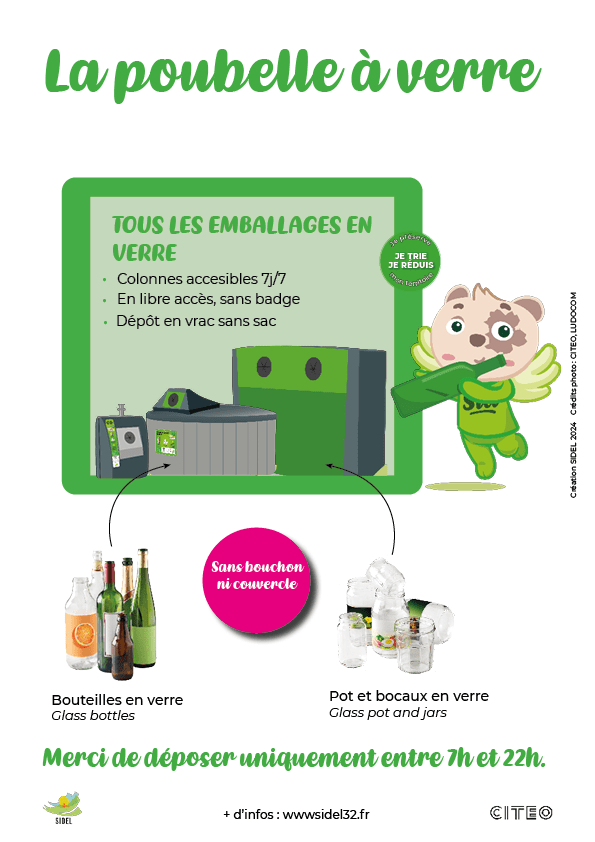 reproduction miniature - Consignes de tri par poubelles